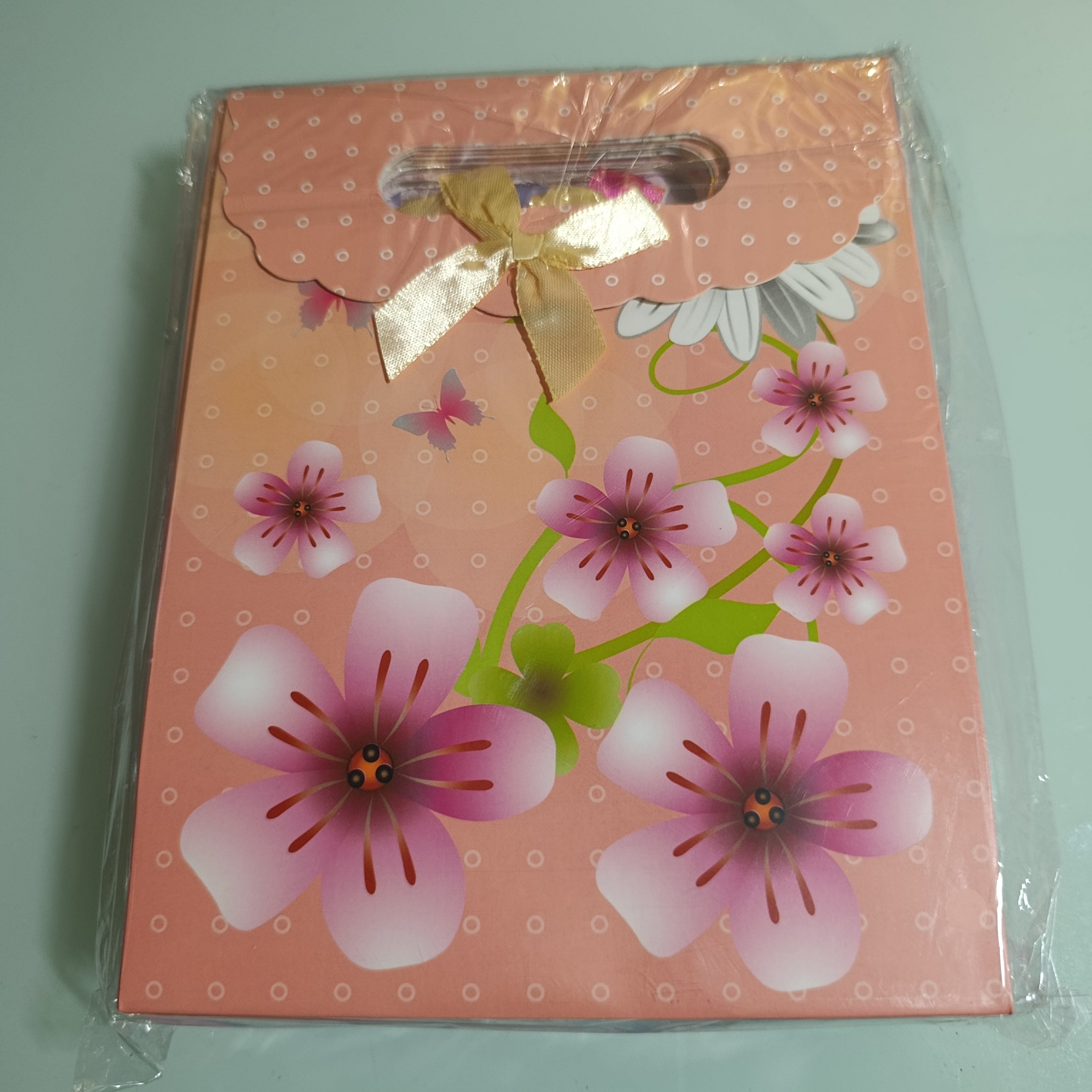 BOLSA REGALO ASA TROQUELADA 21X16 CM SURTIDA EN COLORES Y DISEÑOS POR MAYOREO