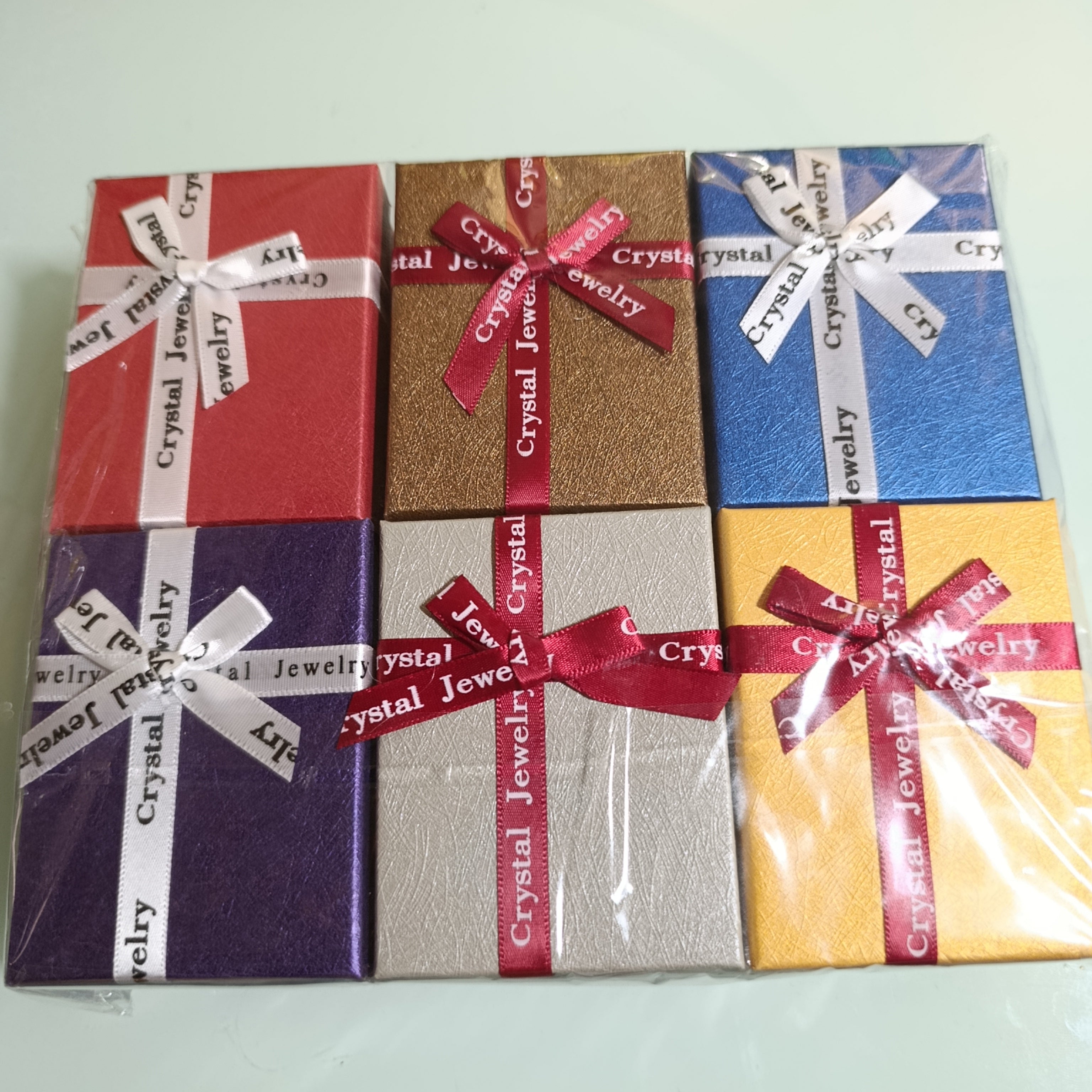 CAJITA DE REGALO  DE CARTON 9X7 CM SURTIDA EN COLORES POR MAYOREO