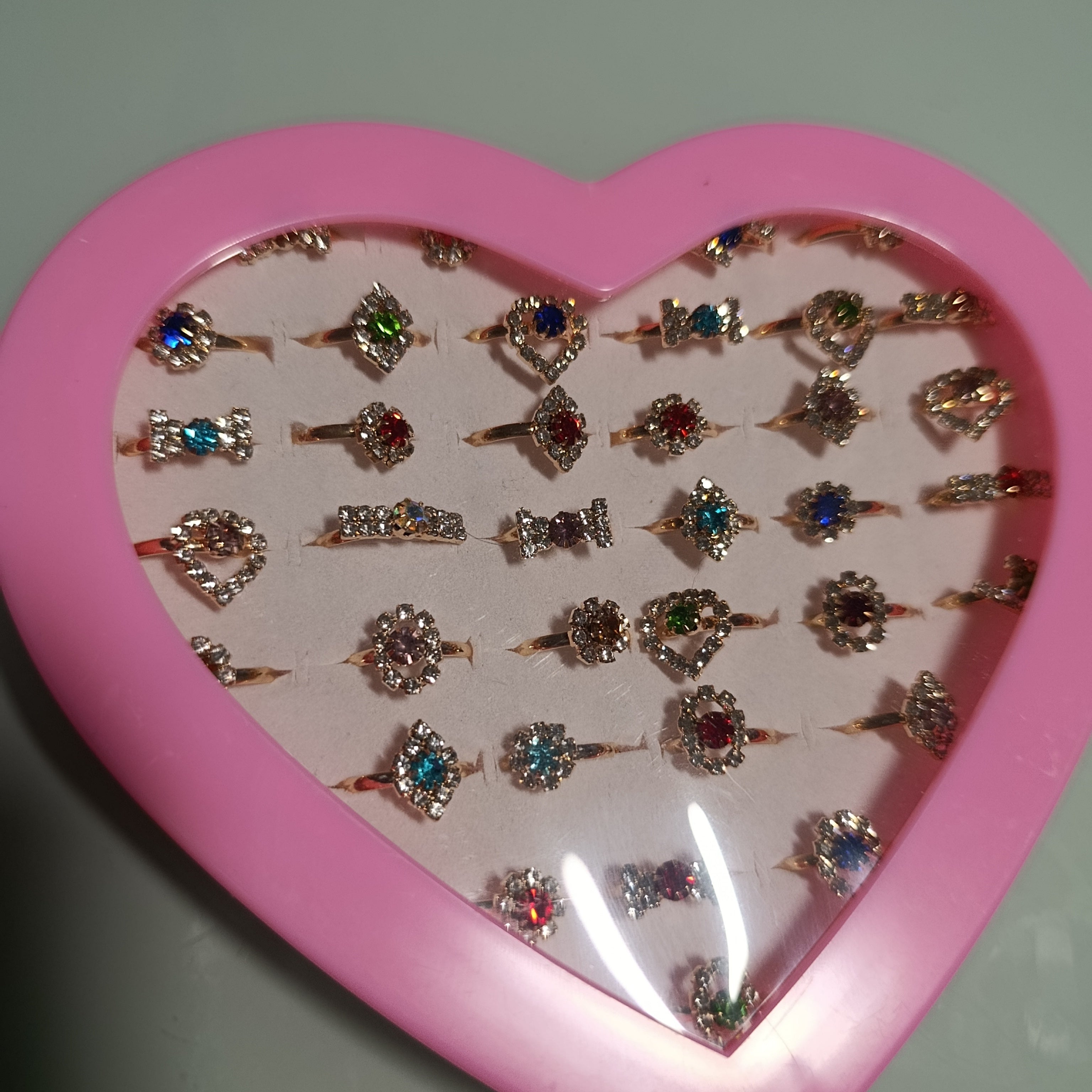 ANILLO FANTASIA PEDRERIA SURTIDO EN COLORES Y DISEÑOS POR MAYOREO