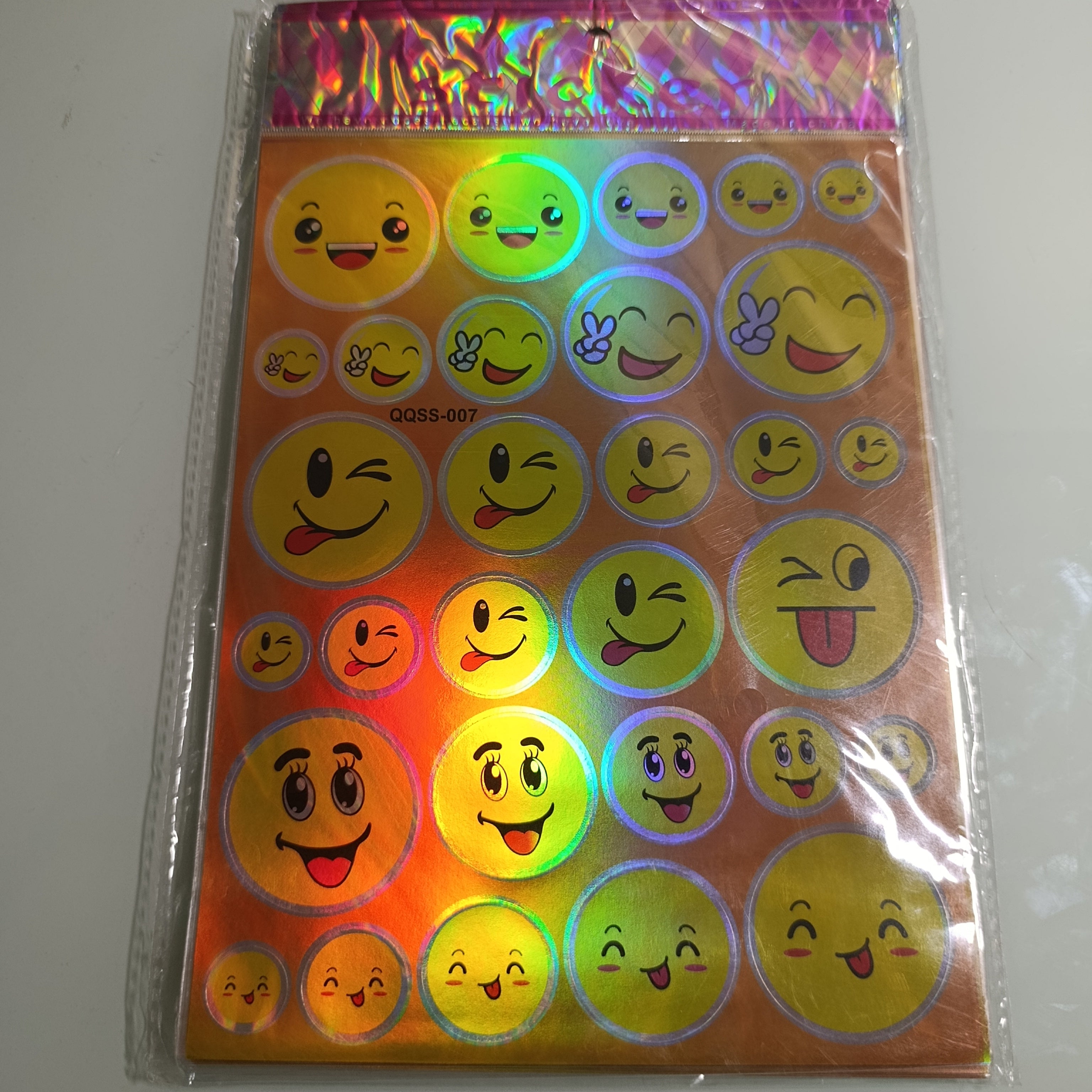 STICKER CALCOMANIA LASER METALICA 28X17.5 CM POR MAYOREO