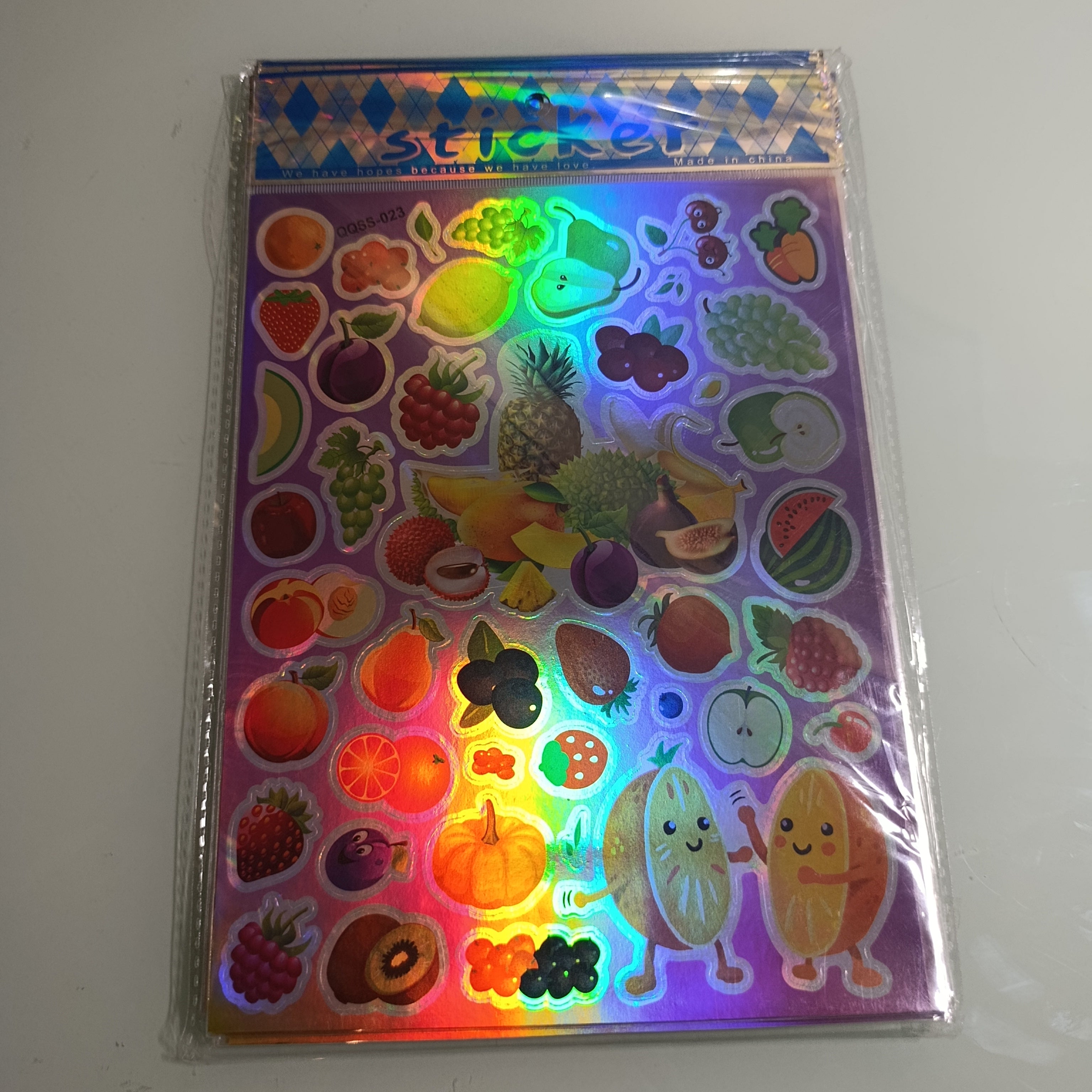 STICKER CALCOMANIA LASER METALICA 28X17.5 CM POR MAYOREO