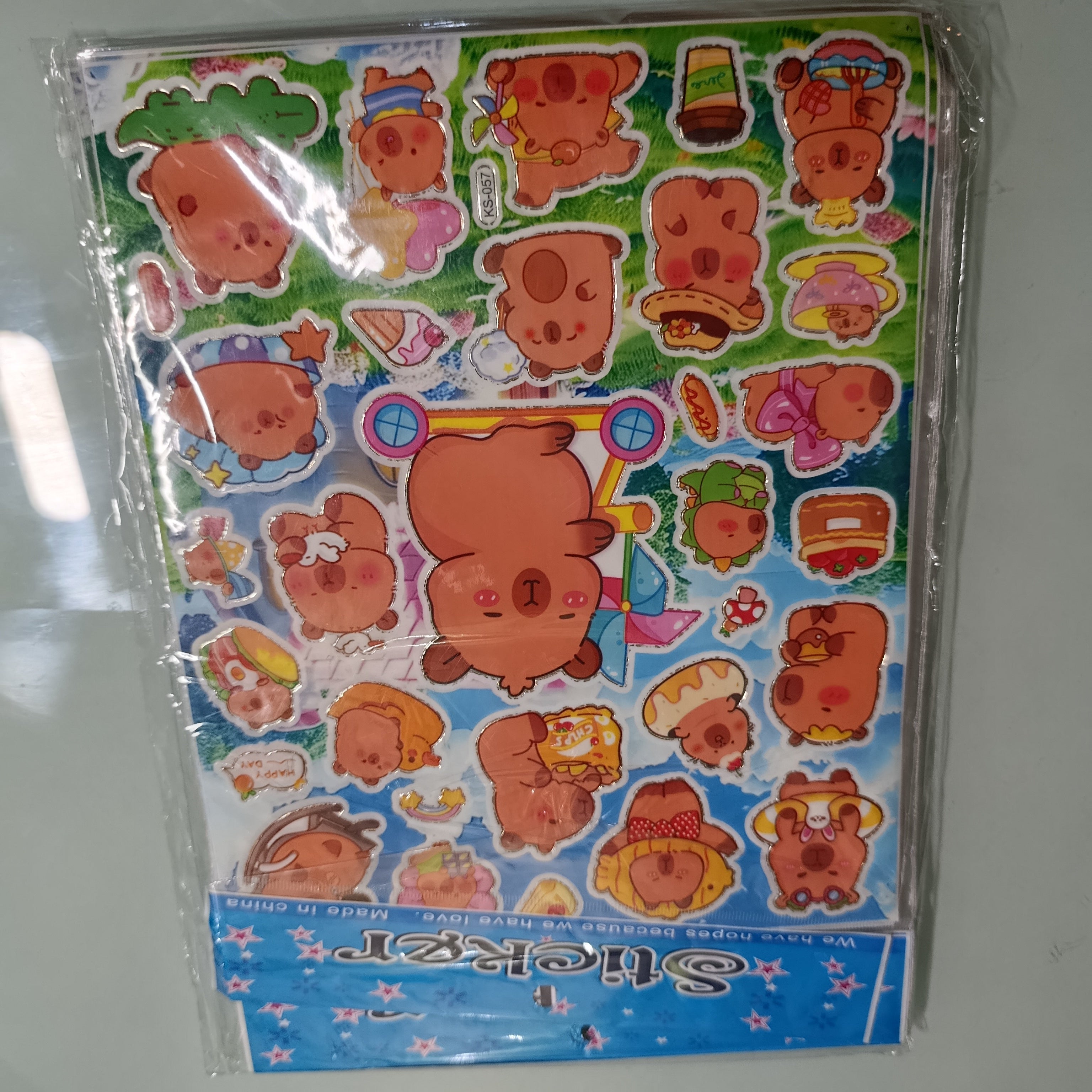 CALCOMANIA STICKER 24.5X20 CM POR MAYOREO