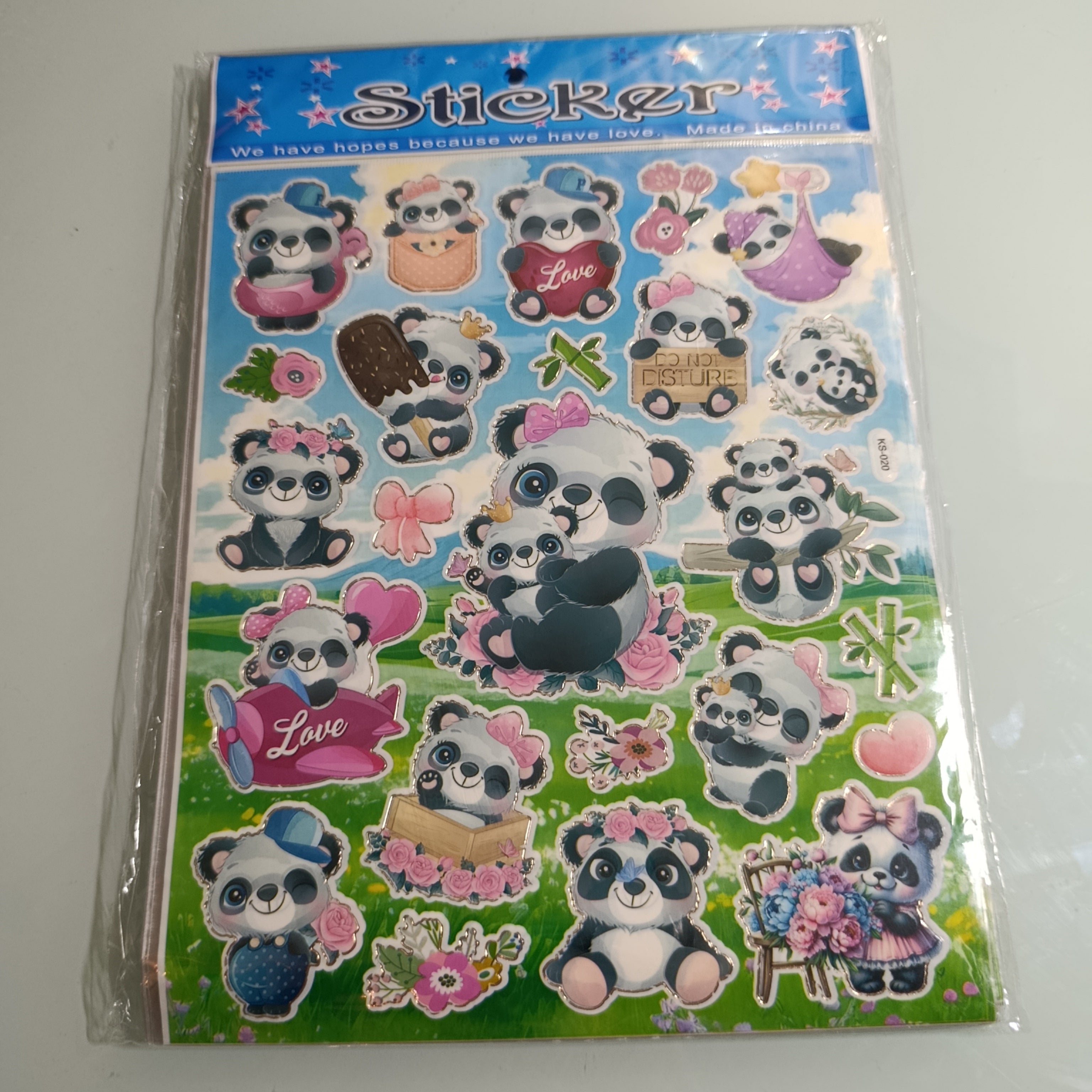CALCOMANIA STICKER 24.5X20 CM POR MAYOREO