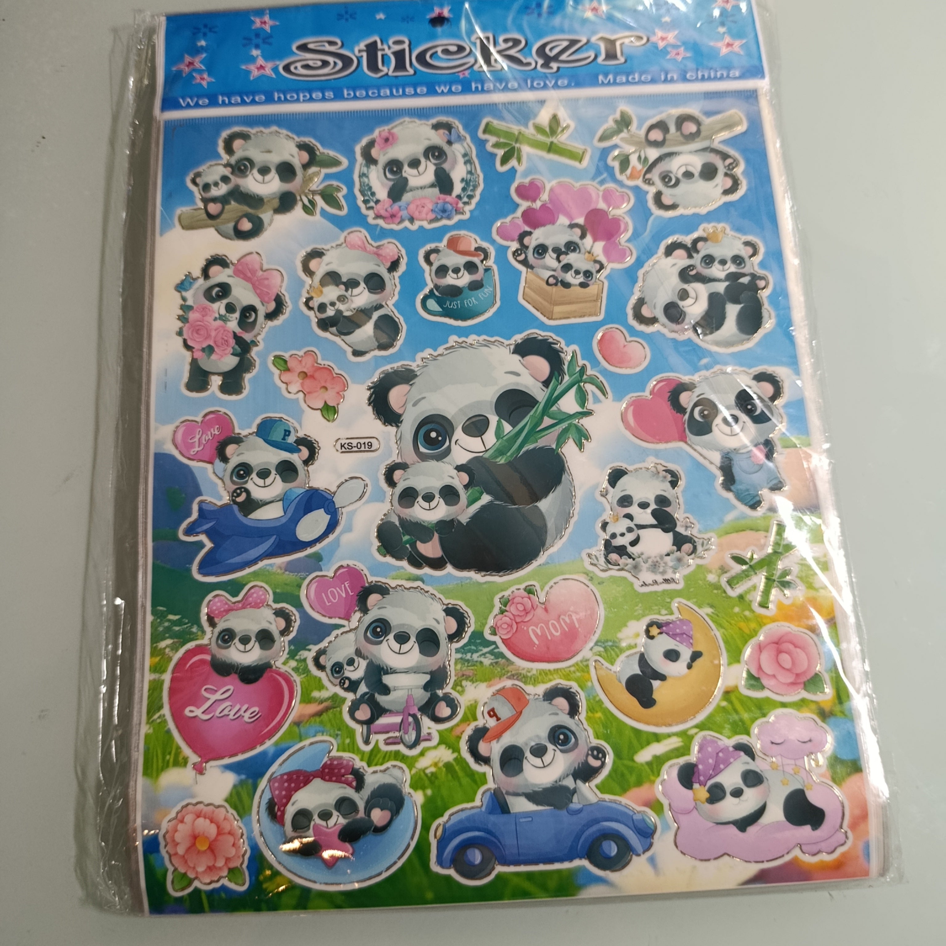 CALCOMANIA STICKER 24.5X20 CM POR MAYOREO