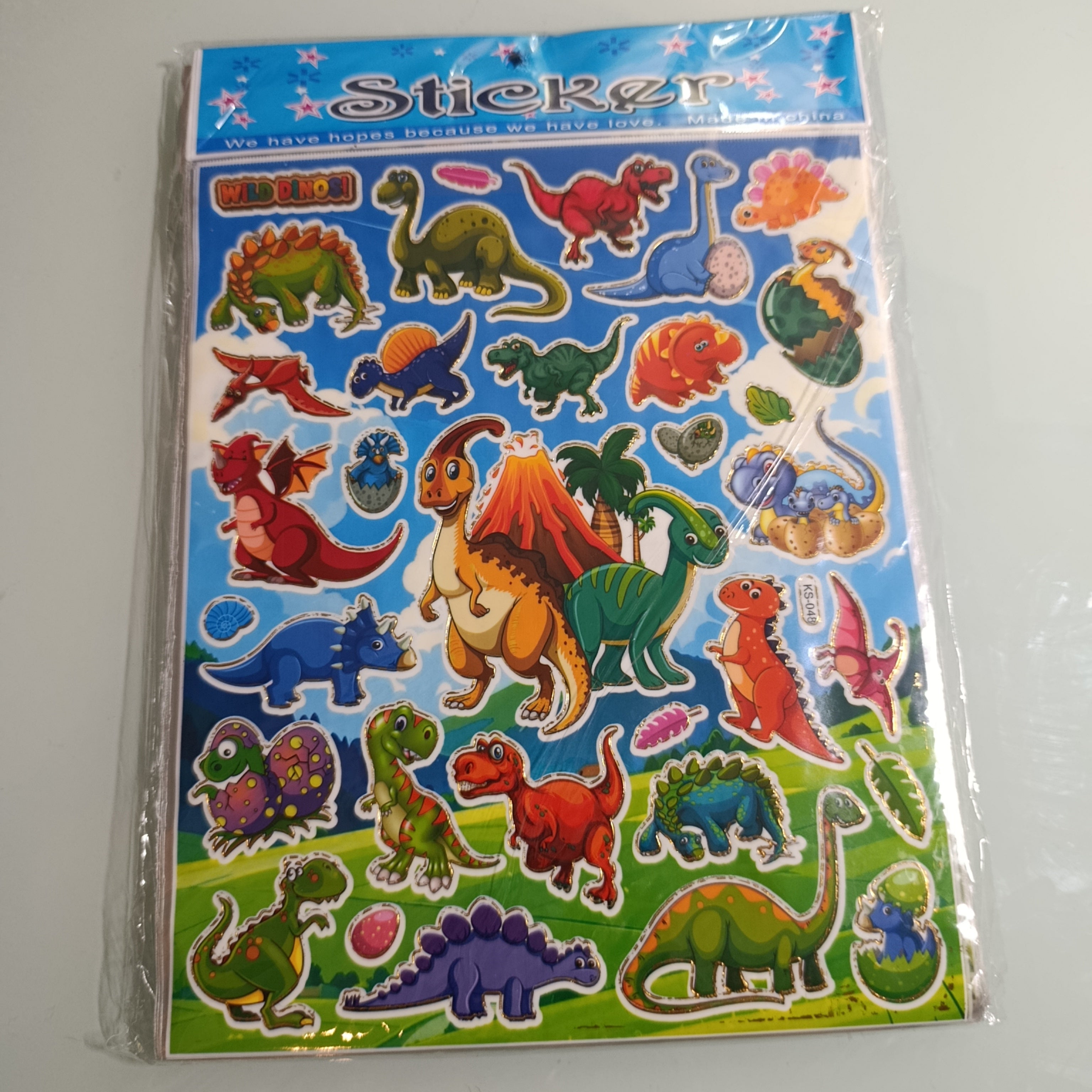 CALCOMANIA STICKER 24.5X20 CM POR MAYOREO