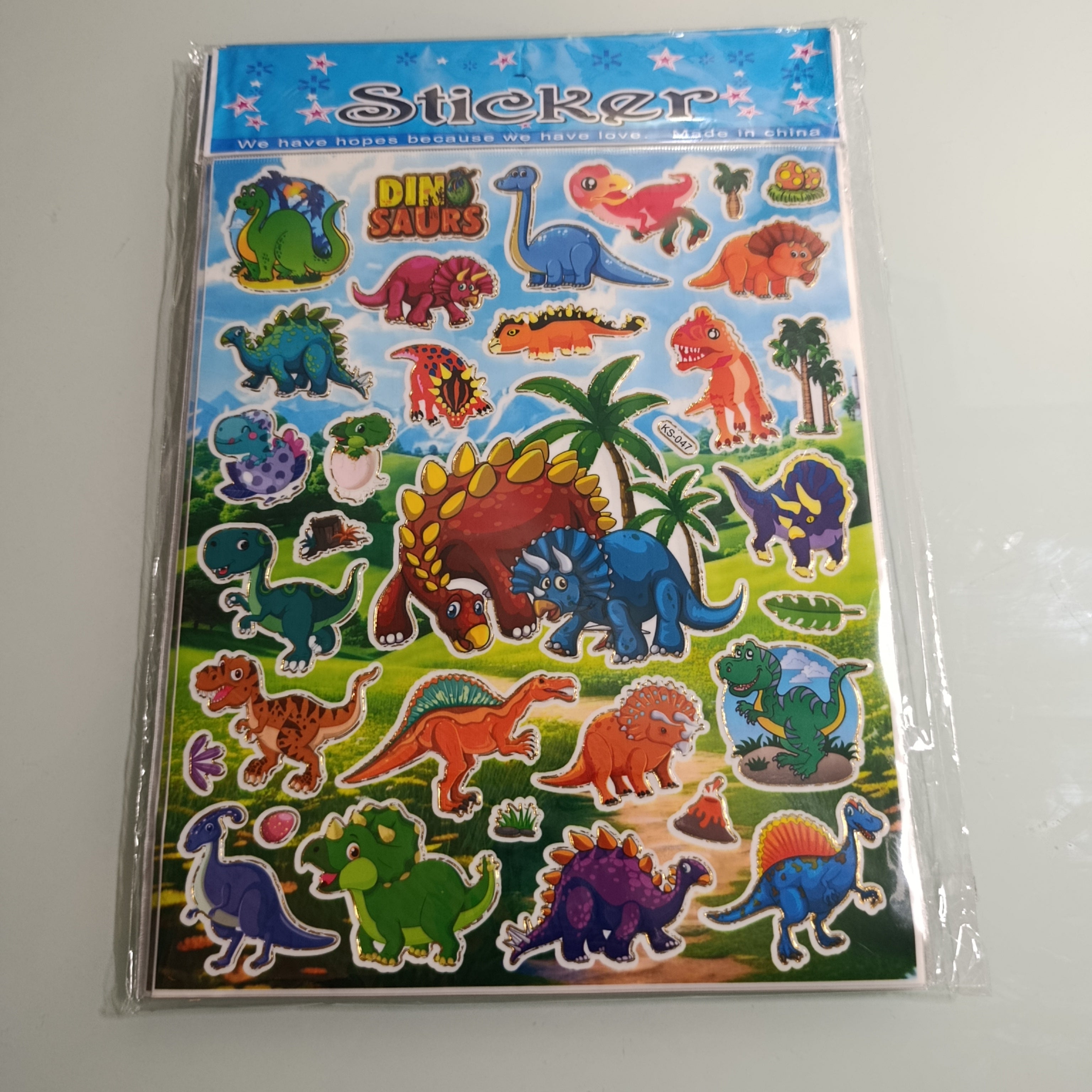 CALCOMANIA STICKER 24.5X20 CM POR MAYOREO