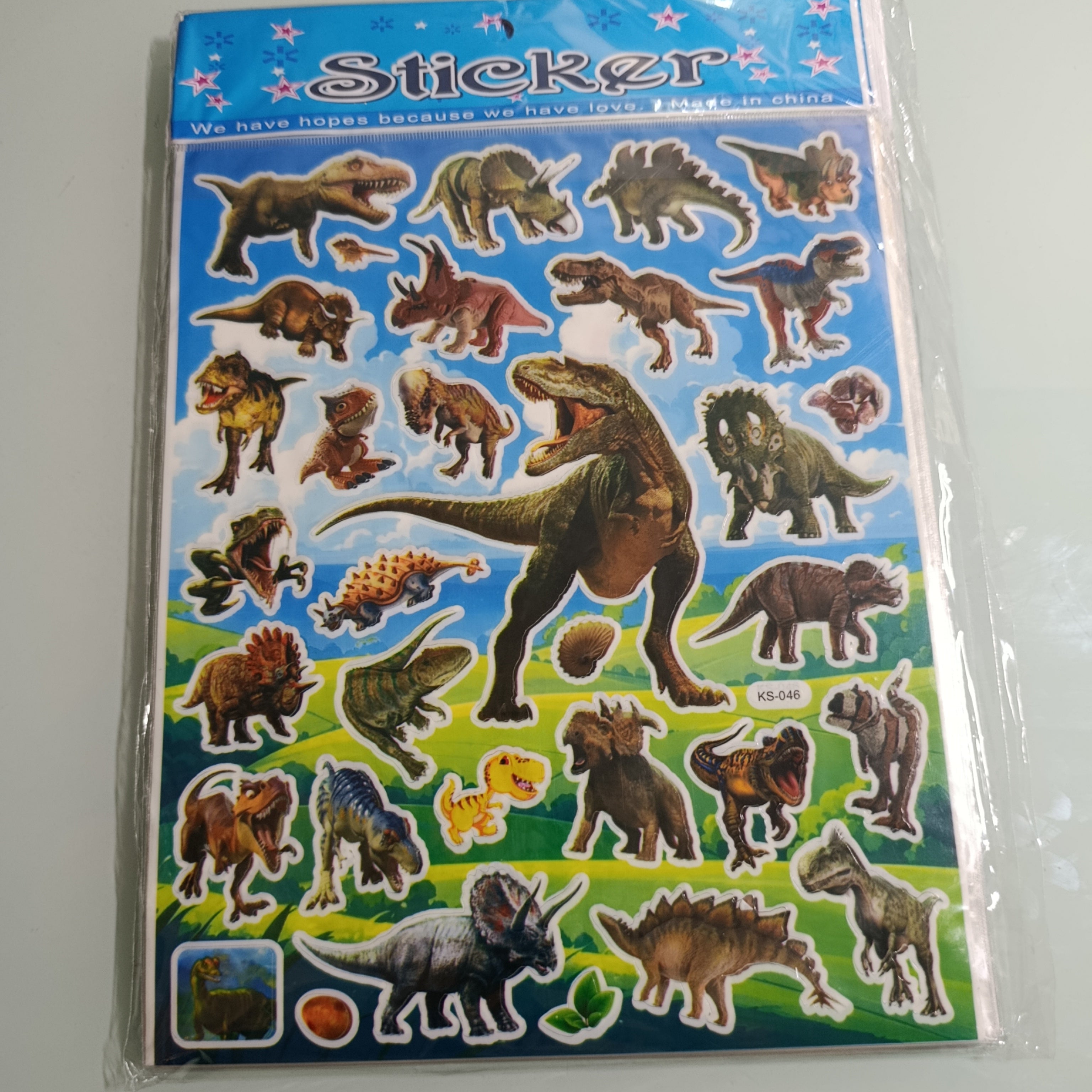 CALCOMANIA STICKER 24.5X20 CM POR MAYOREO