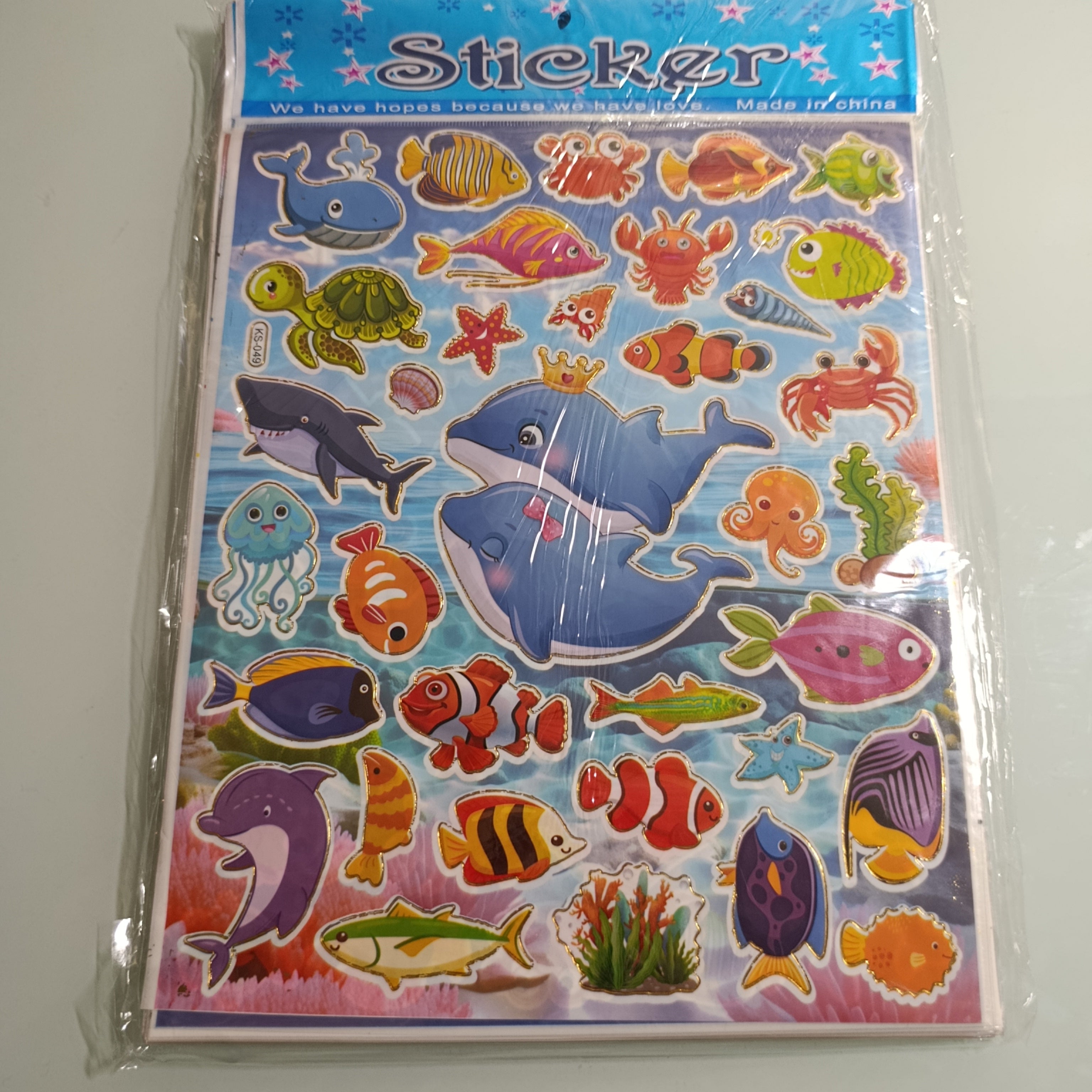 CALCOMANIA STICKER 24.5X20 CM POR MAYOREO