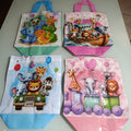 XH8016 BOLSA DE POLIPROPILENO DECORADA ANIMALES SURTIDA EN DISEÑOS 29X22 CM POR MAYOREO