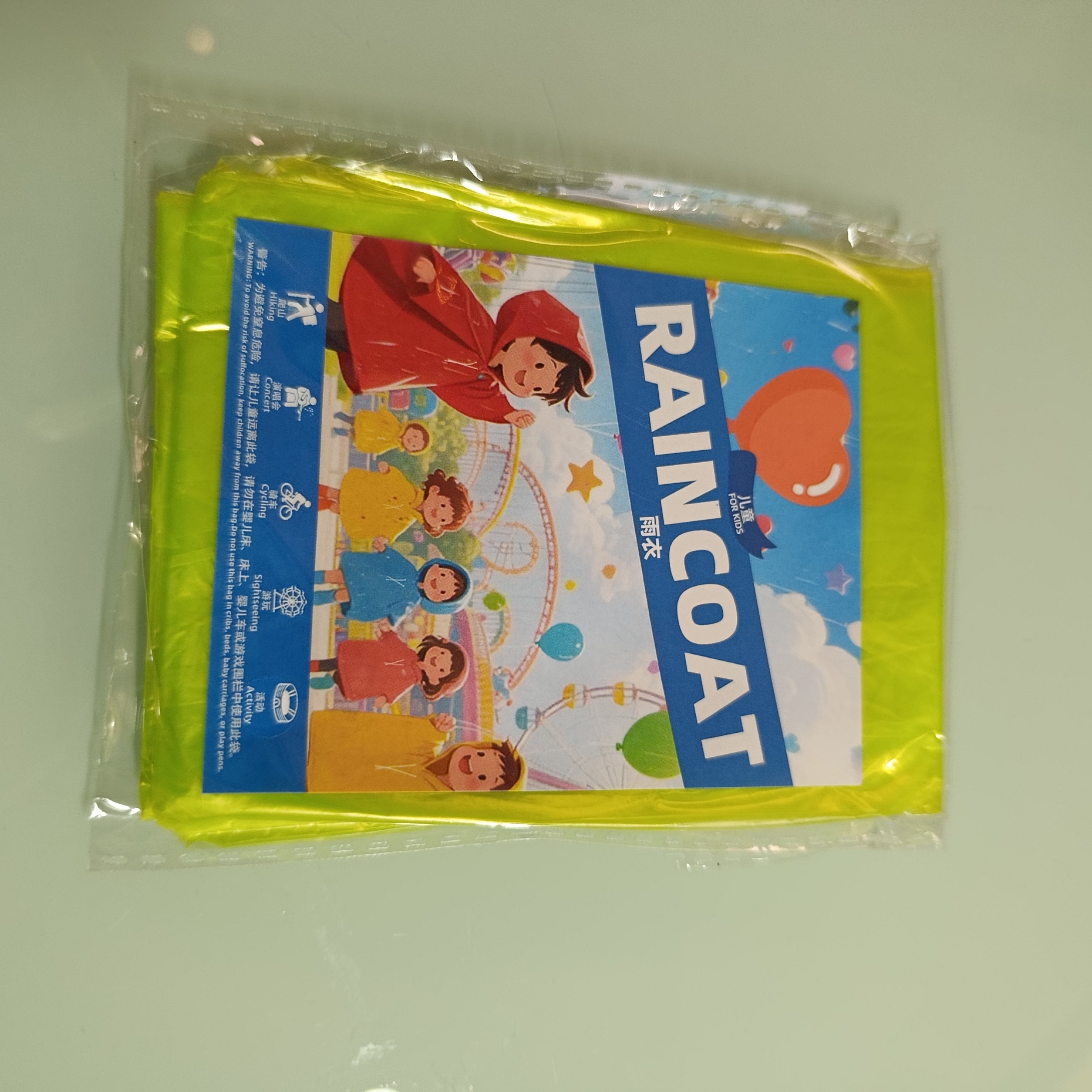 IMPERMEABLE DESECHABLE PARA NIÑOS POR MAYOREO