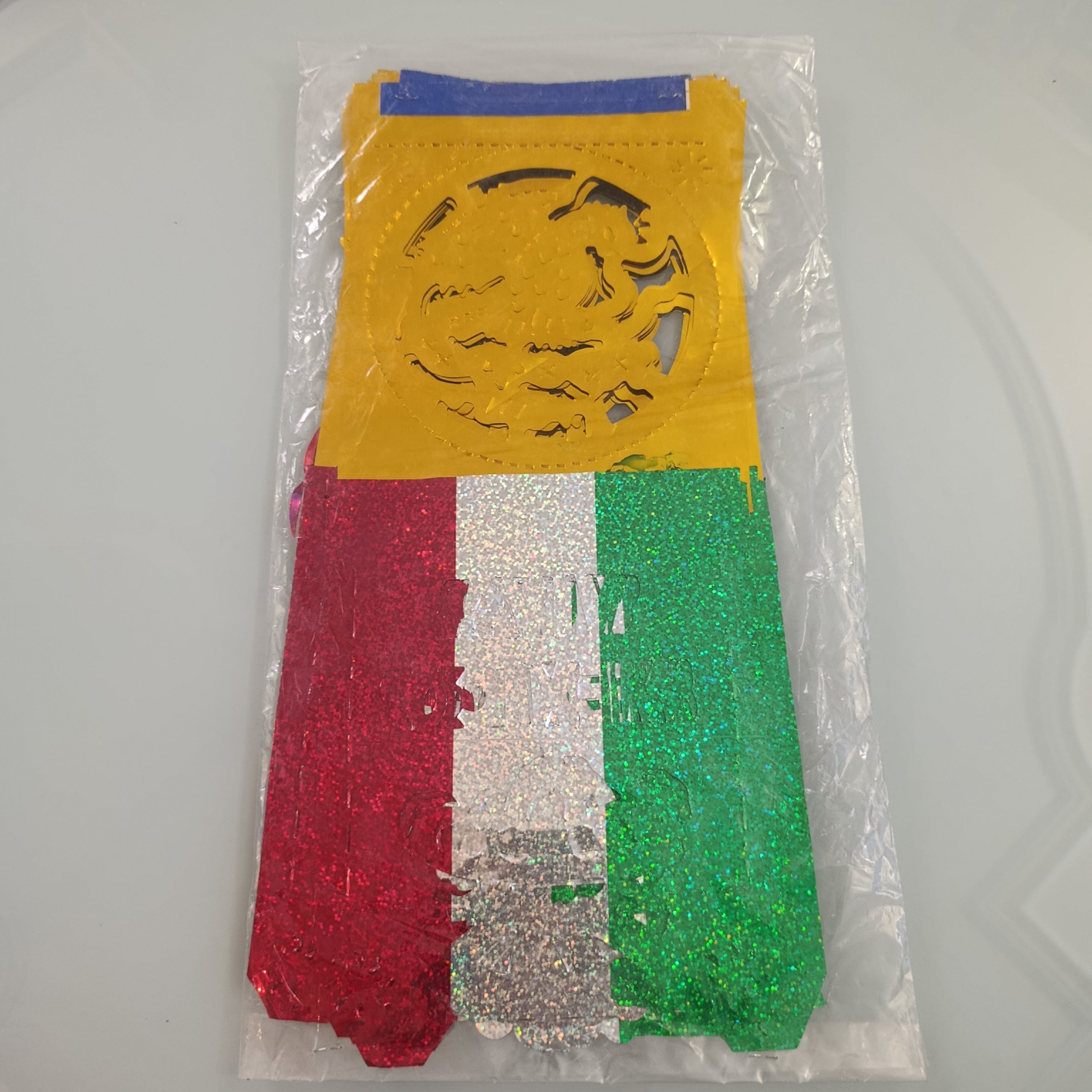 PP3011- 12 PZAS ESCUDO DECORATIVO CHICO METALICO ARTESANAL 37X16 CM POR MAYOREO
