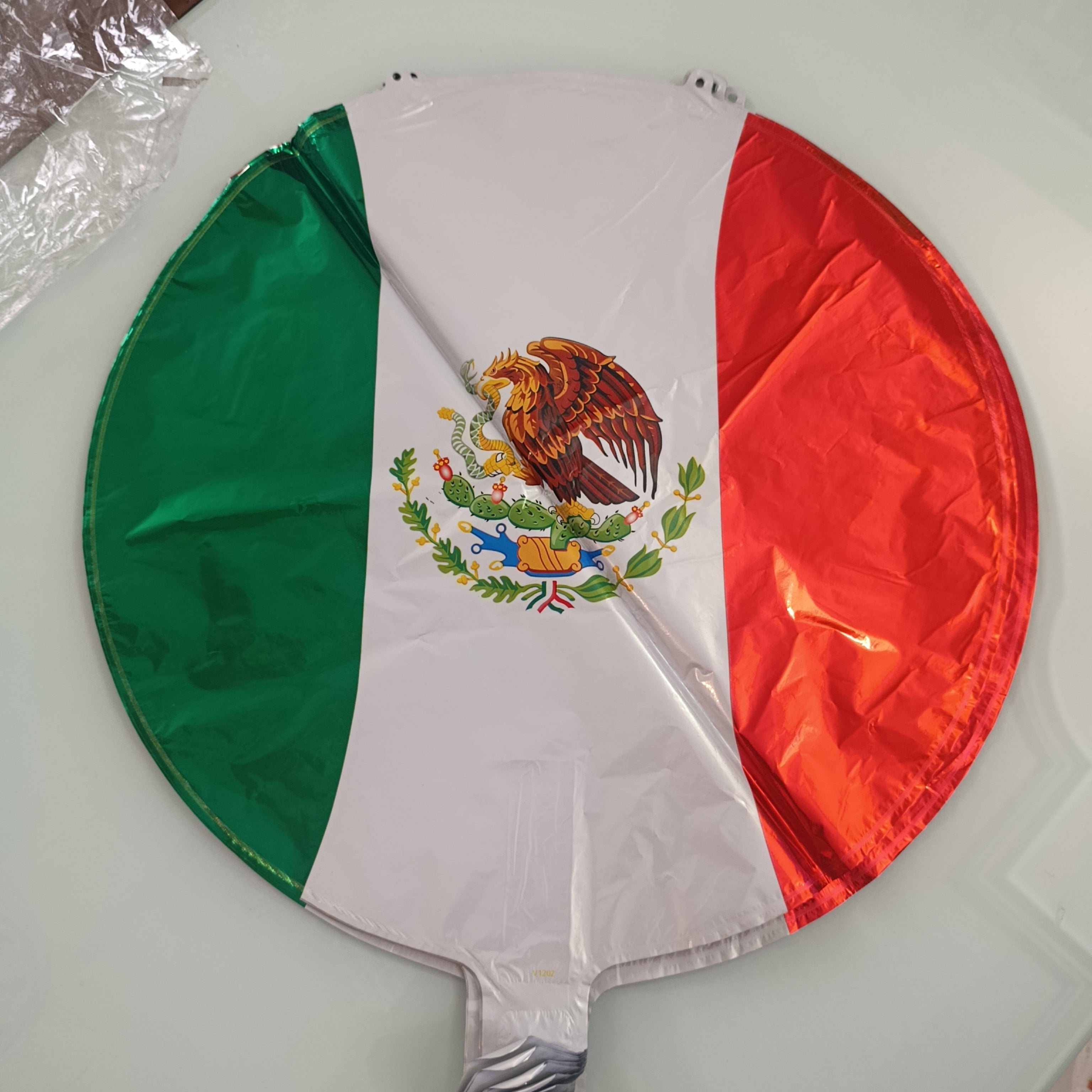 GLOBO 45 CM DE DIAMETRO MOTIVOS PATRIOS POR MAYOREO
