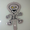 Globos de calavera grises, 40 cm desinflados | Paquete de 50 por mayoreo