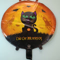 Globos metálicos autosellables de Día de Muertos, 45 cm de diámetro | Paquete de 50 por mayoreo