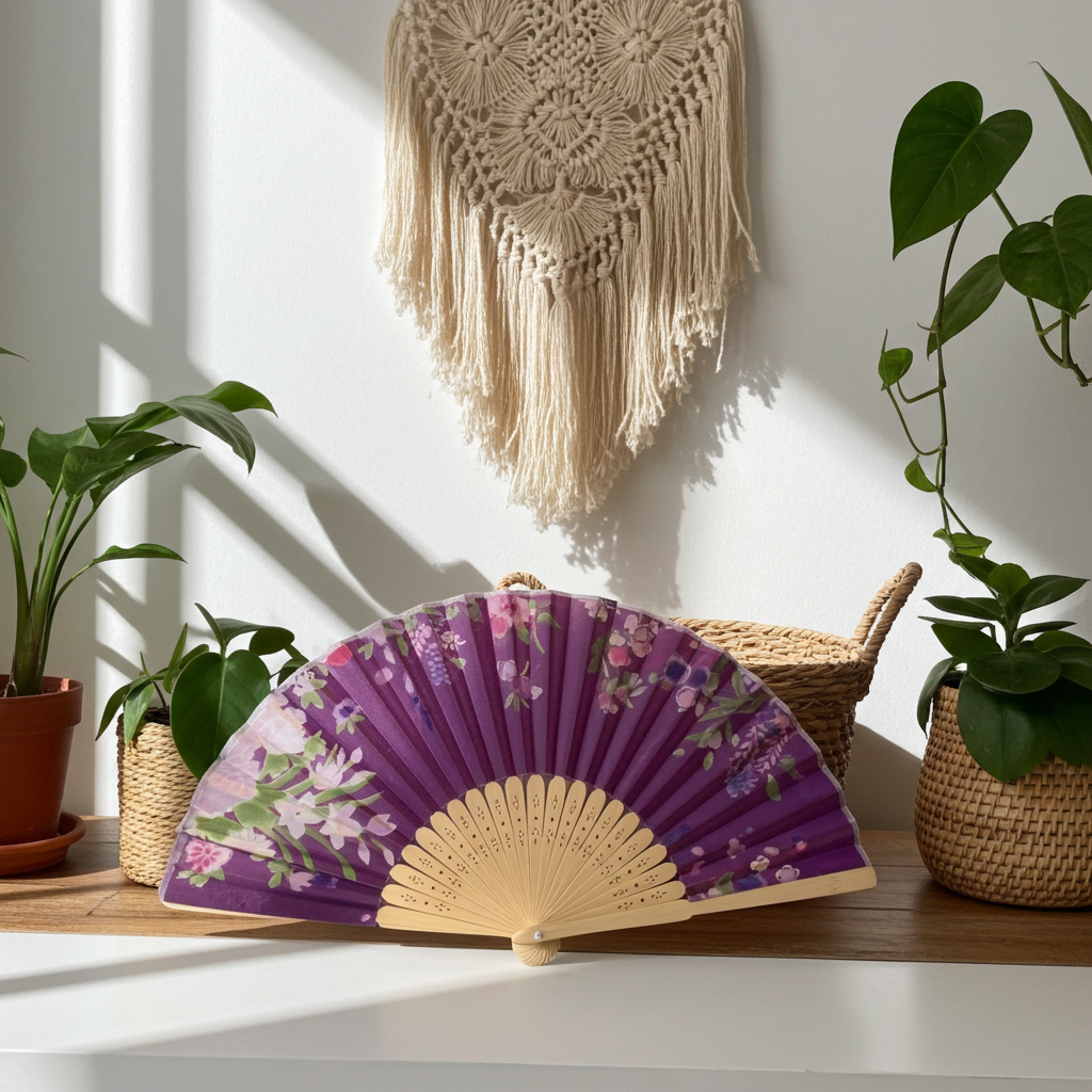 ABANICO DE MADERA SURTIDO EN DISEÑOS POR MAYOREO